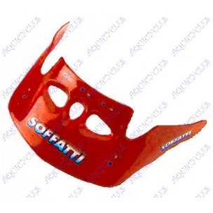 VISIERE DE CASQUE ROUGE