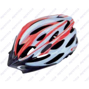 CASQUE WIND ROUGE/BLANC