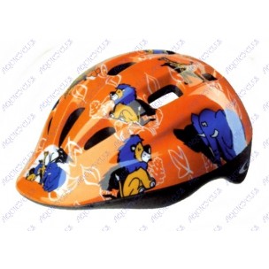 CASQUE KID ORANGE DECOR