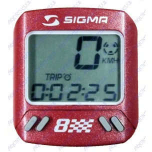 COMPTEUR SIGMA MC8 ROUGE