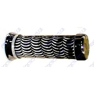 RECOUVREM CHROME/NOIR *2