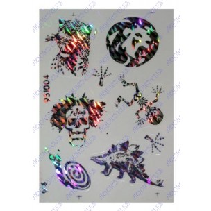 STIKER LION-LEOPARD *8