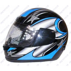 CASQUE INTEGRAL BLEU S